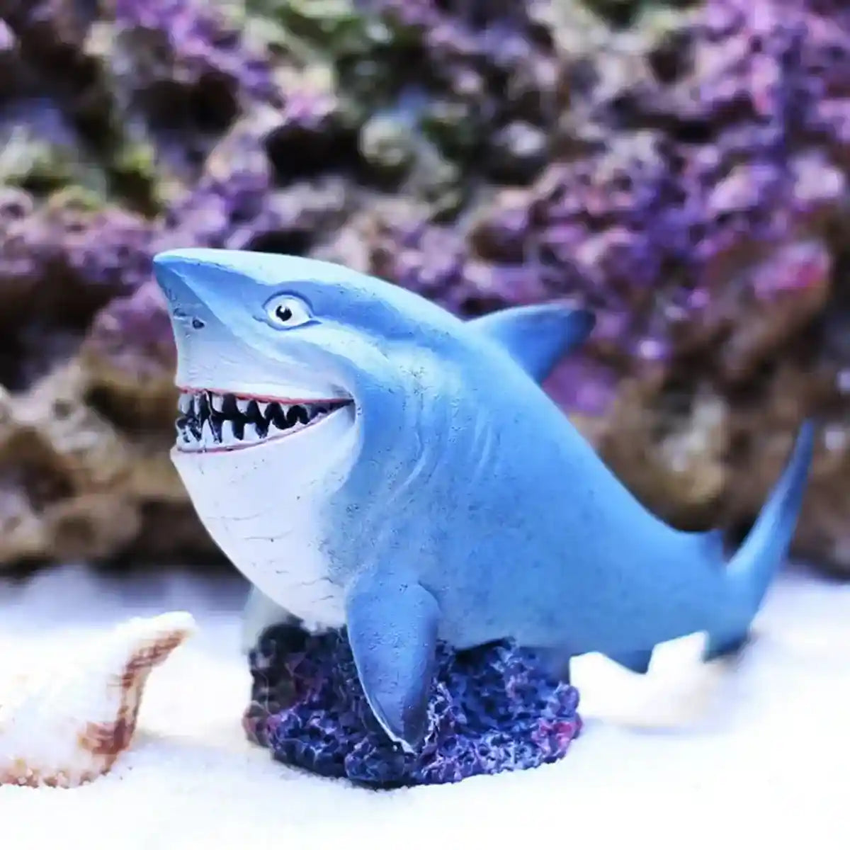 Shark Resin Decoration for Tanks Realistic Aquarium Ornament