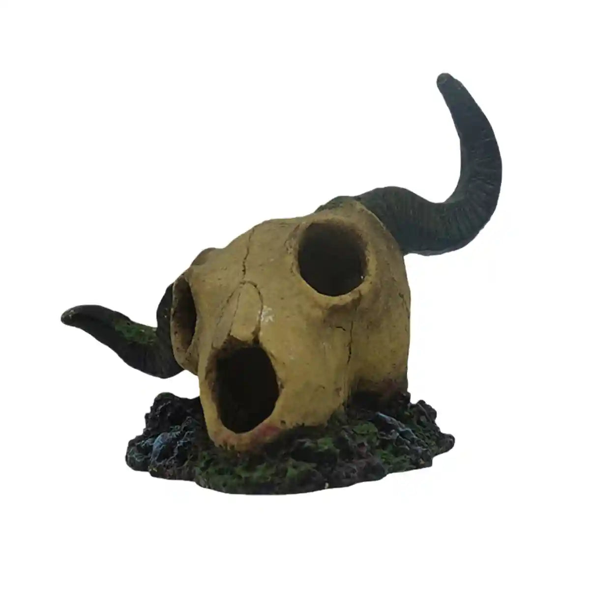 Resin Skull Aquarium Decoration Horror Style Fish Tank & Reptile Ornament