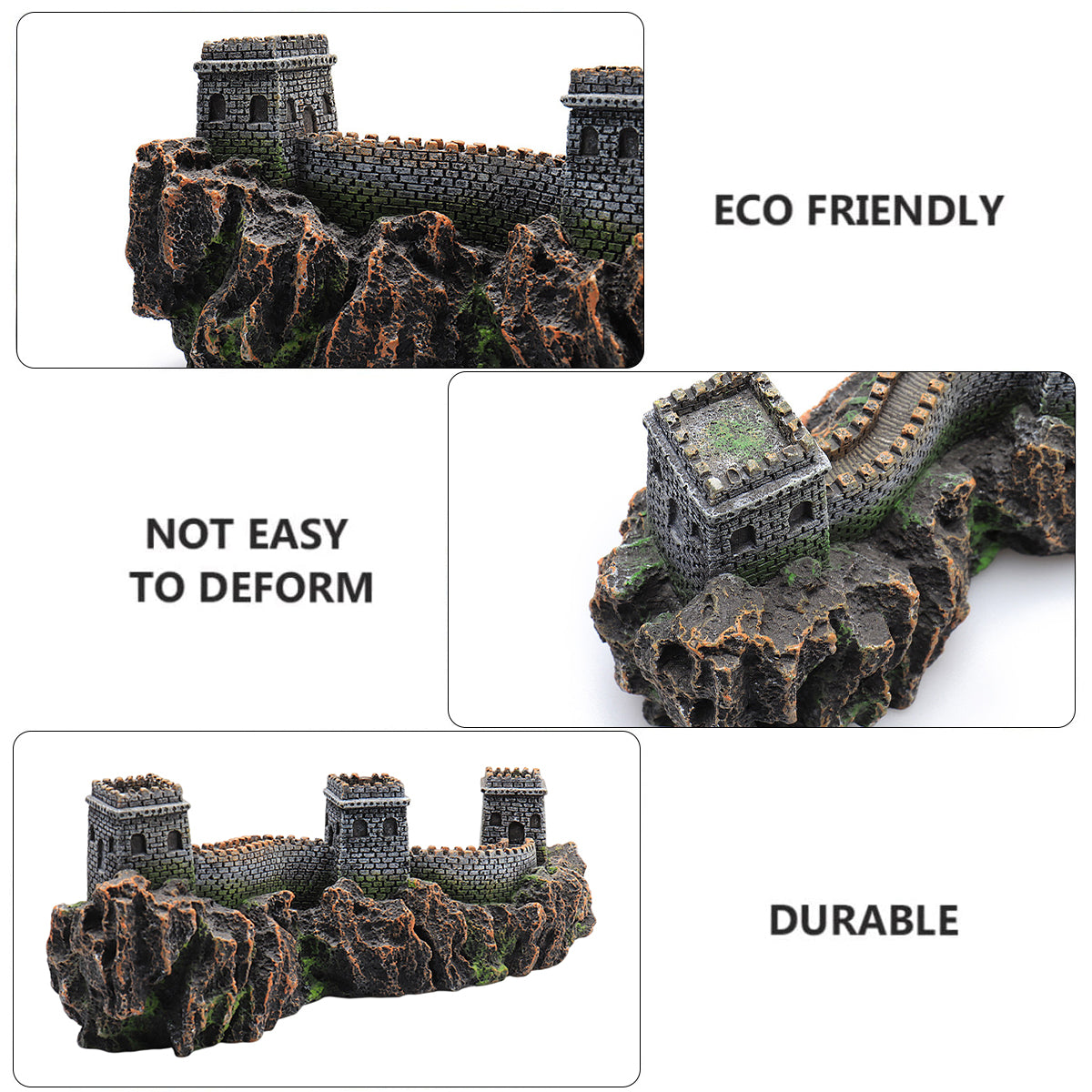 Great Wall Aquarium Ornament Resin Decoration