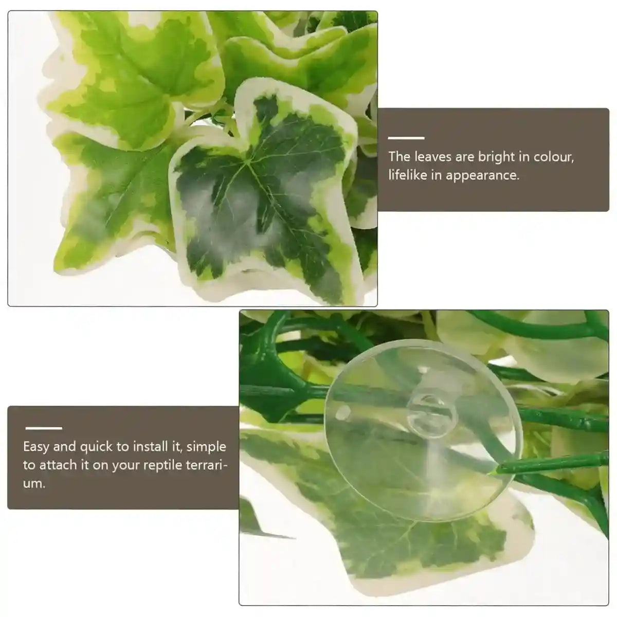 Reptile Habitat Artificial Ivy Vine for Terrariums and Cages