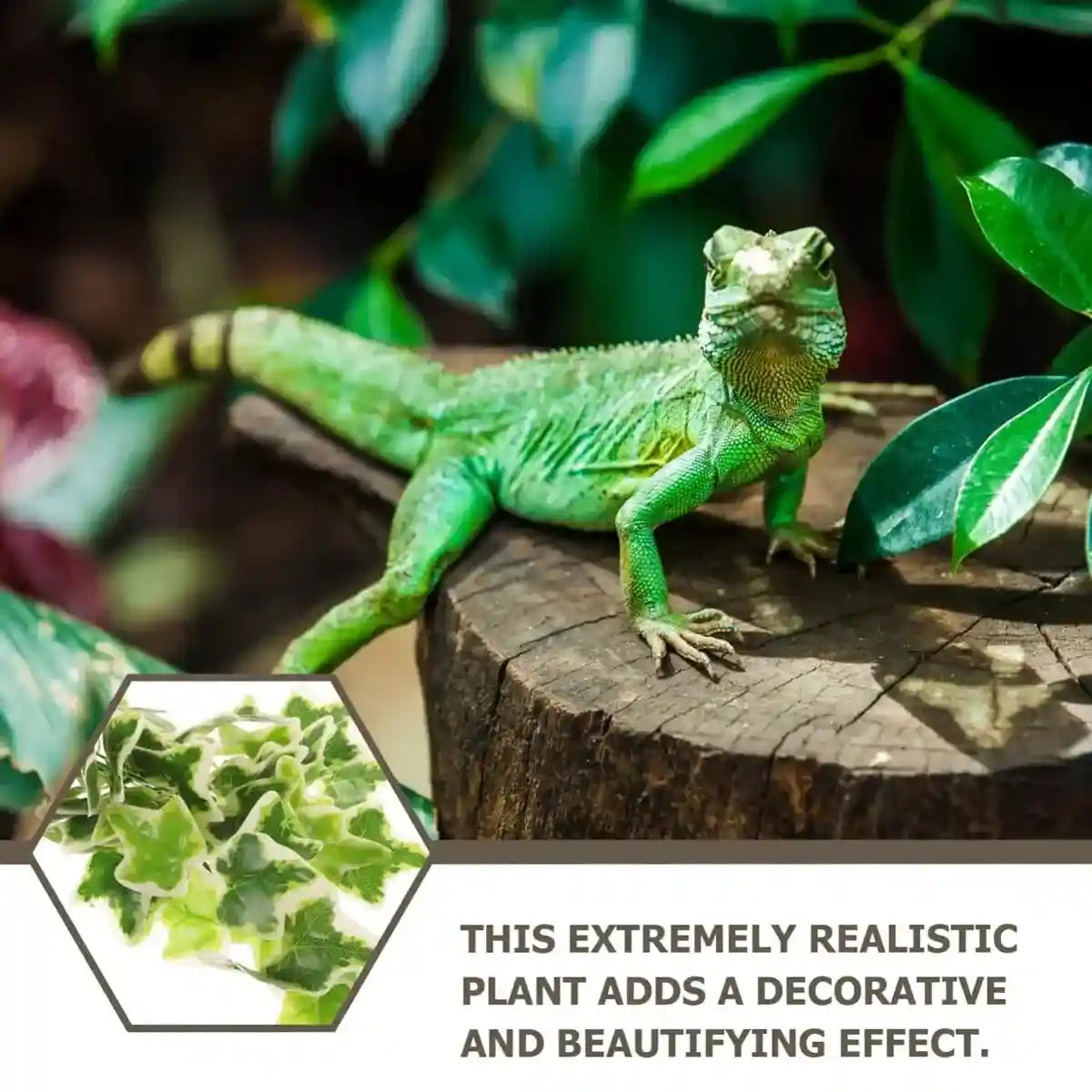 Reptile Habitat Artificial Ivy Vine for Terrariums and Cages