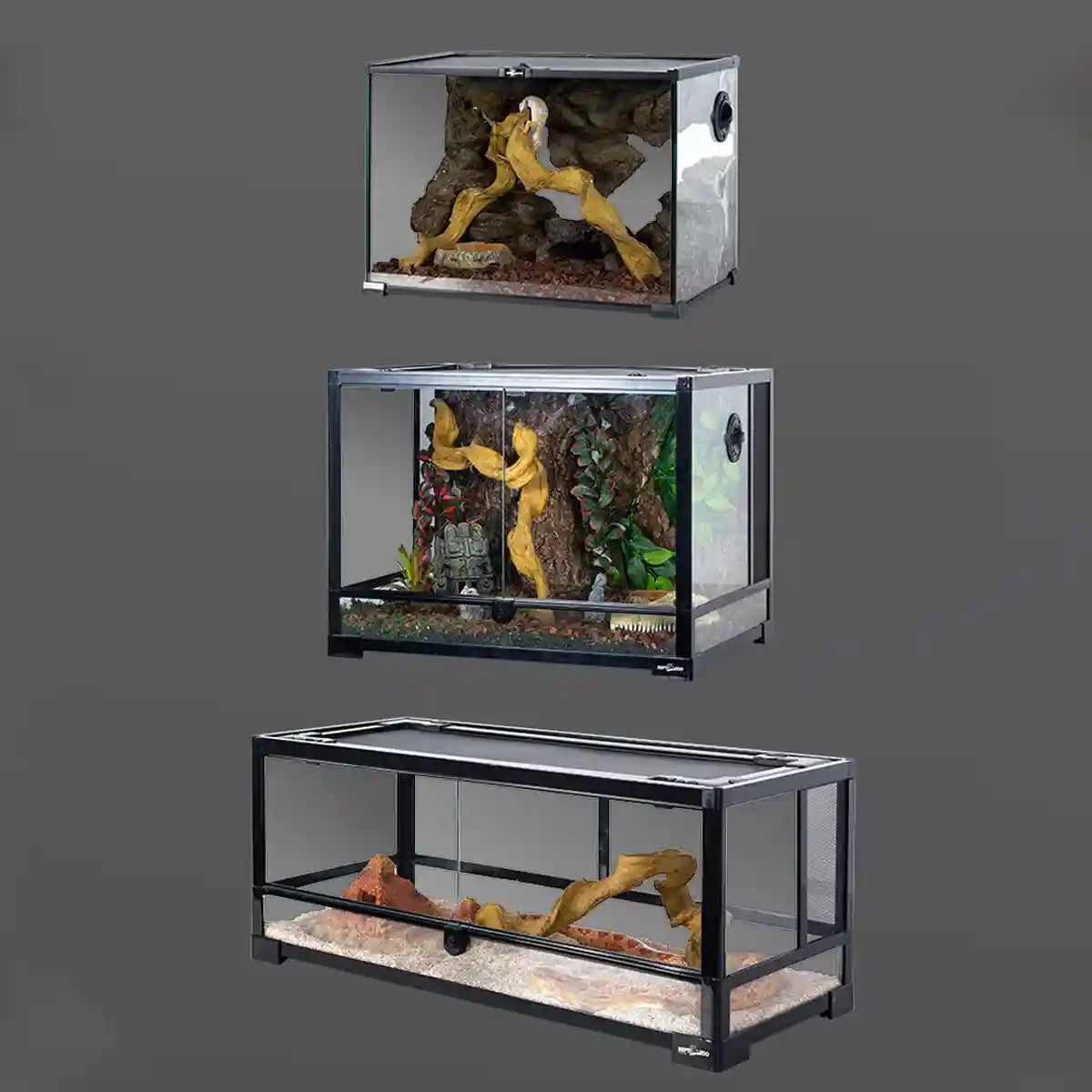 Flexible Reptile Climbing Vine 60cm PU Simulation Branch for Terrarium