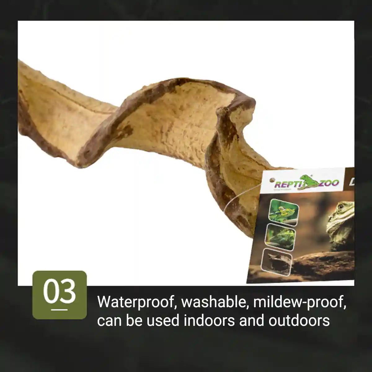 Flexible Reptile Climbing Vine 60cm PU Simulation Branch for Terrarium