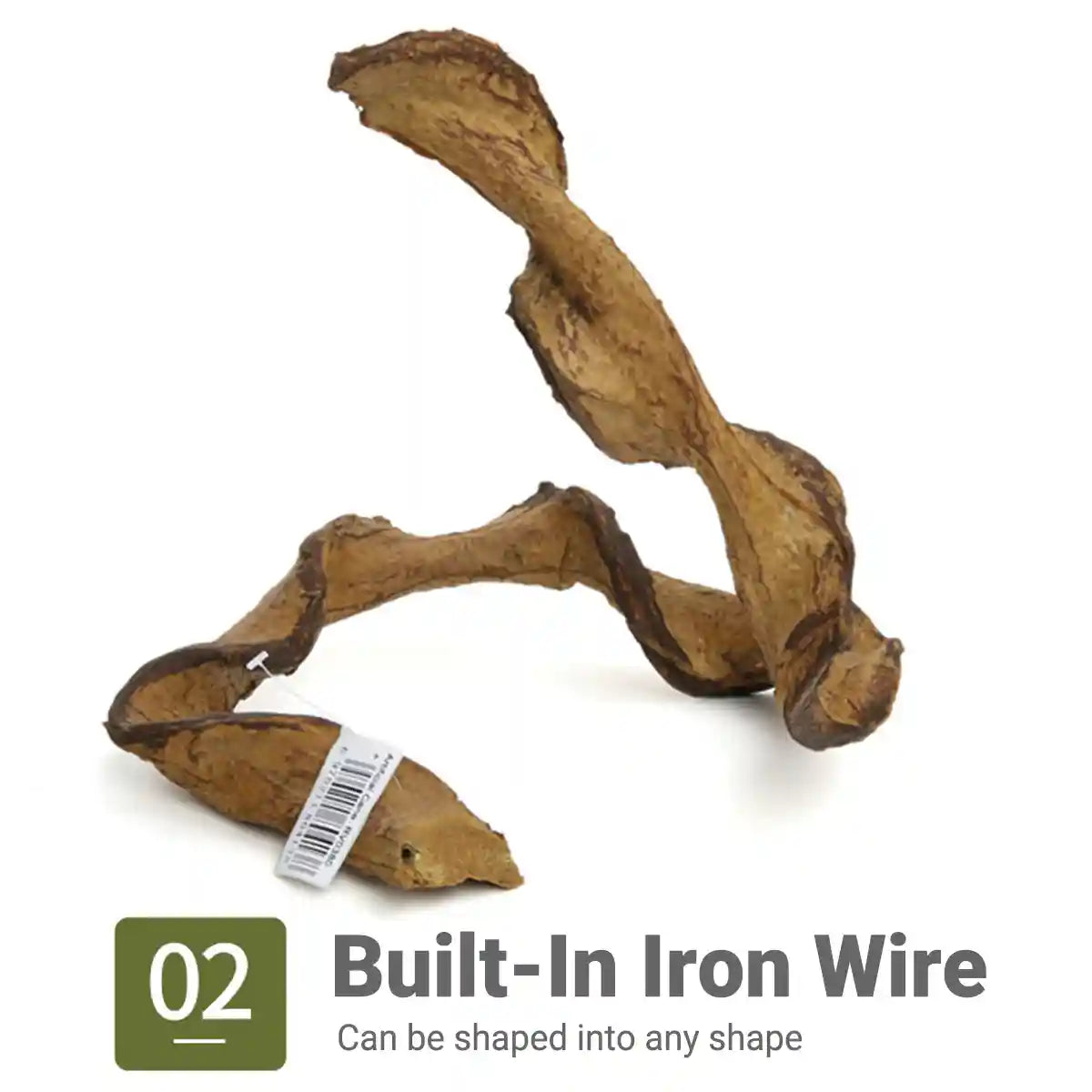 Flexible Reptile Climbing Vine 60cm PU Simulation Branch for Terrarium