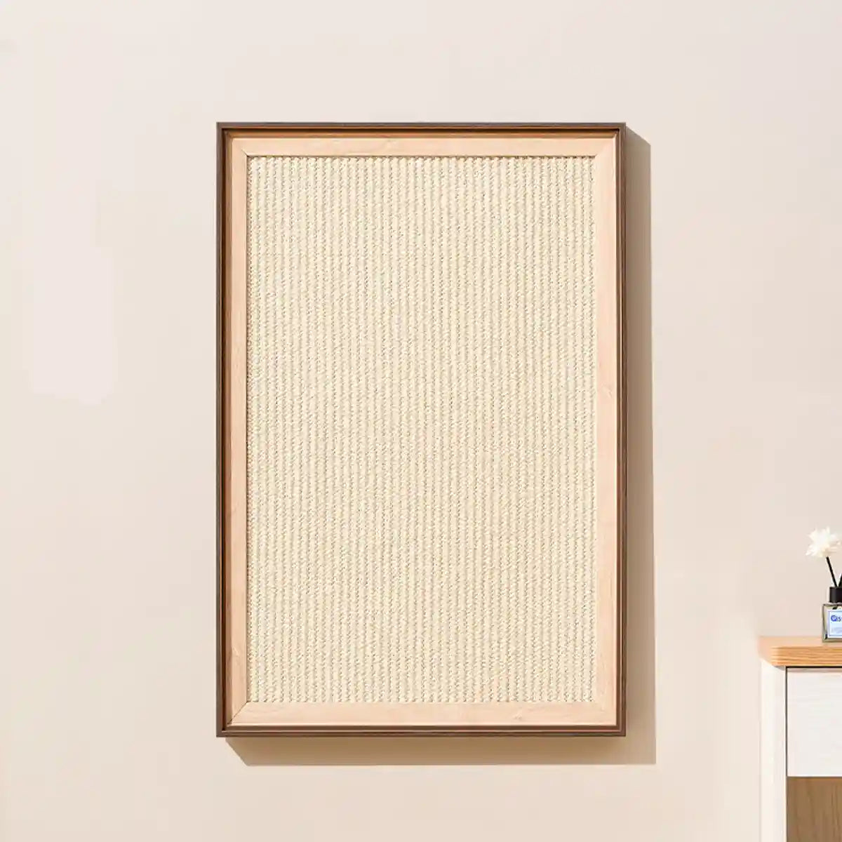 Wall Mounted Cat Scratching Board with Natural Sisal
