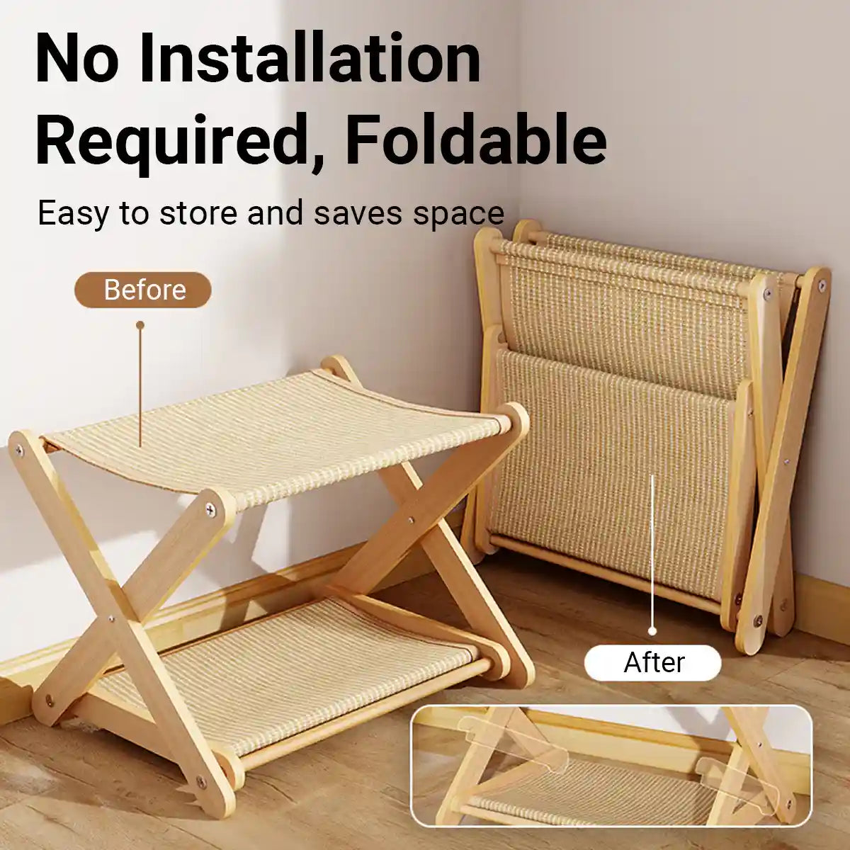 Cat Scratch Board Double-layer Cat Scratcher