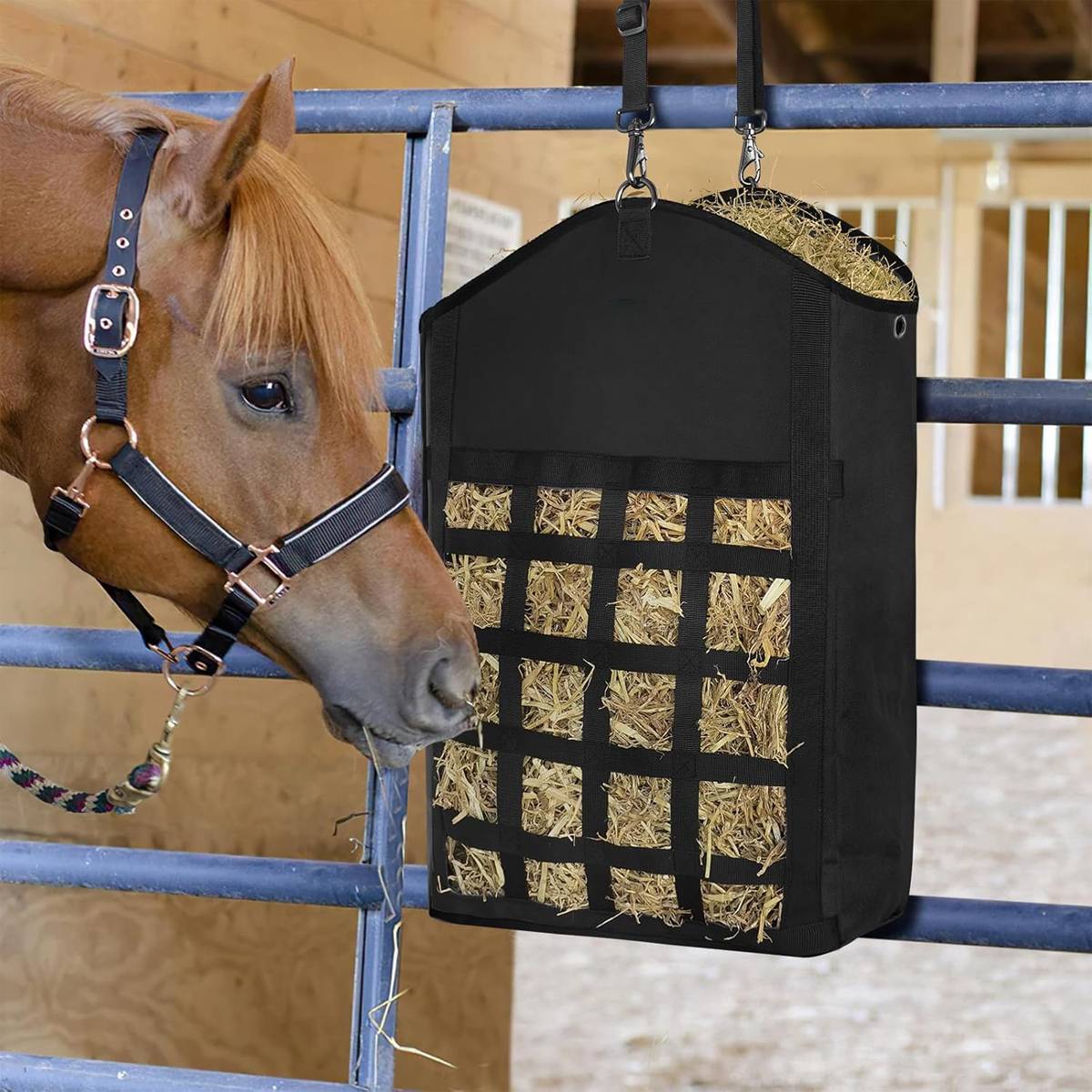 Horse Hay Bag - Heavy Duty Livestock Hay Storage Tote