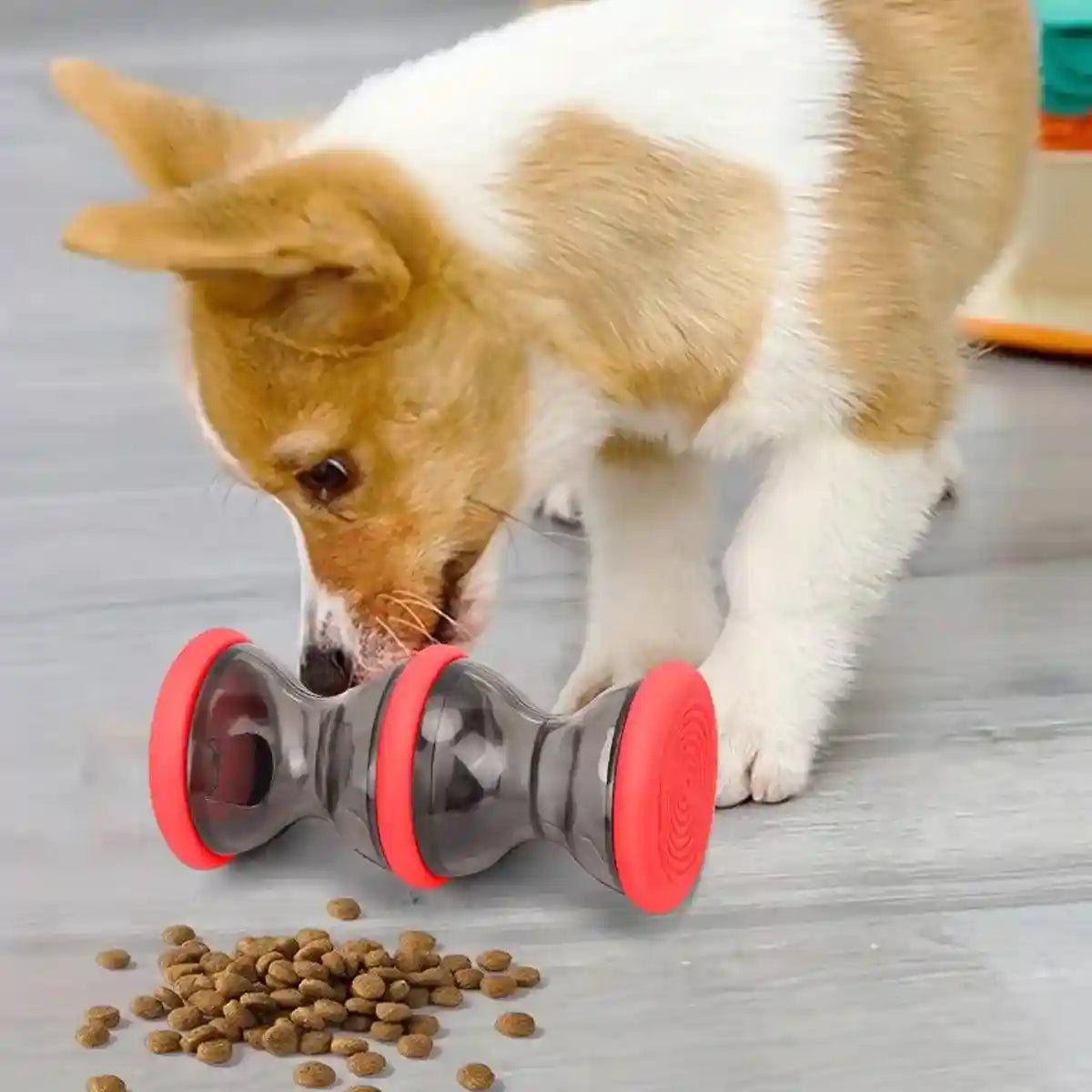 Interactive Dog Treat Dispenser – Rolling Puzzle Feeder for Pets