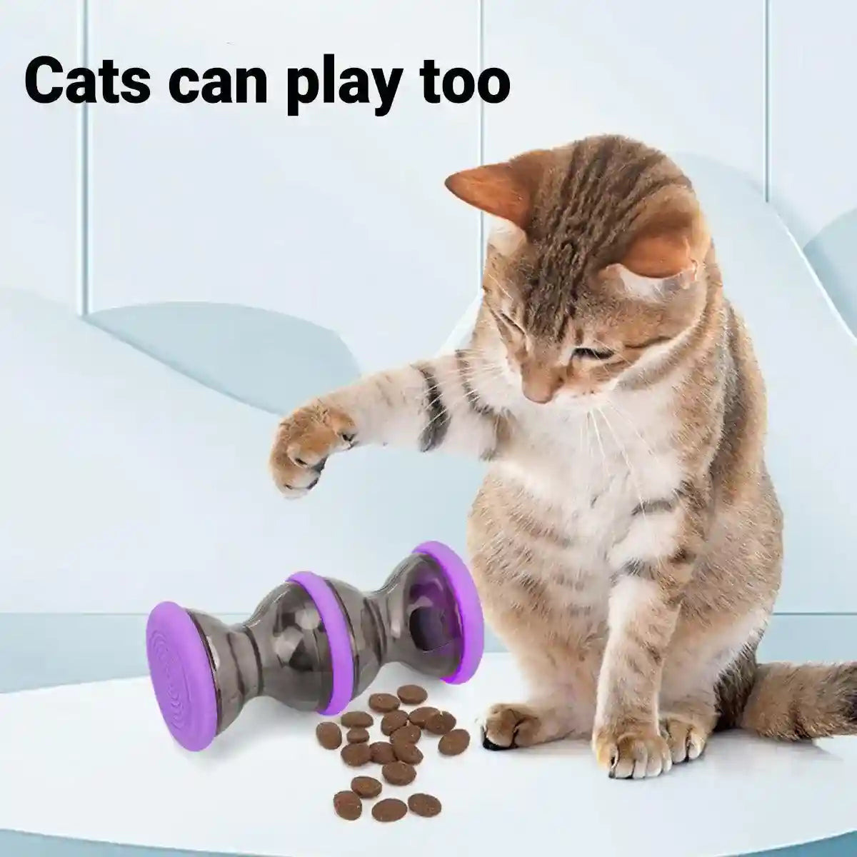 Interactive Dog Treat Dispenser – Rolling Puzzle Feeder for Pets