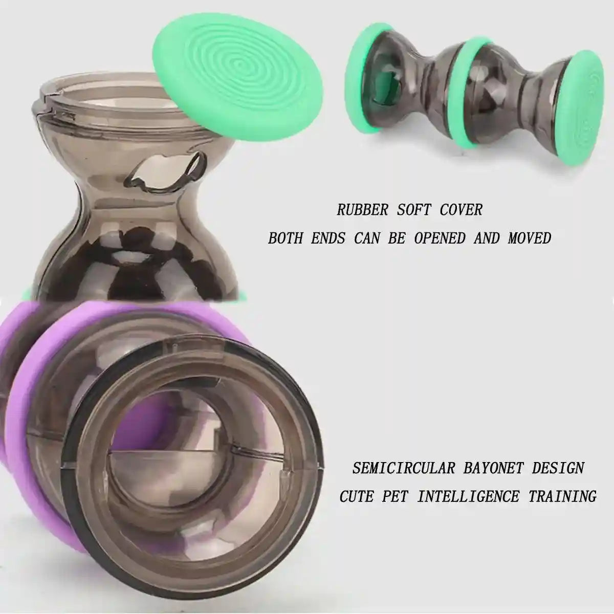 Interactive Dog Treat Dispenser – Rolling Puzzle Feeder for Pets