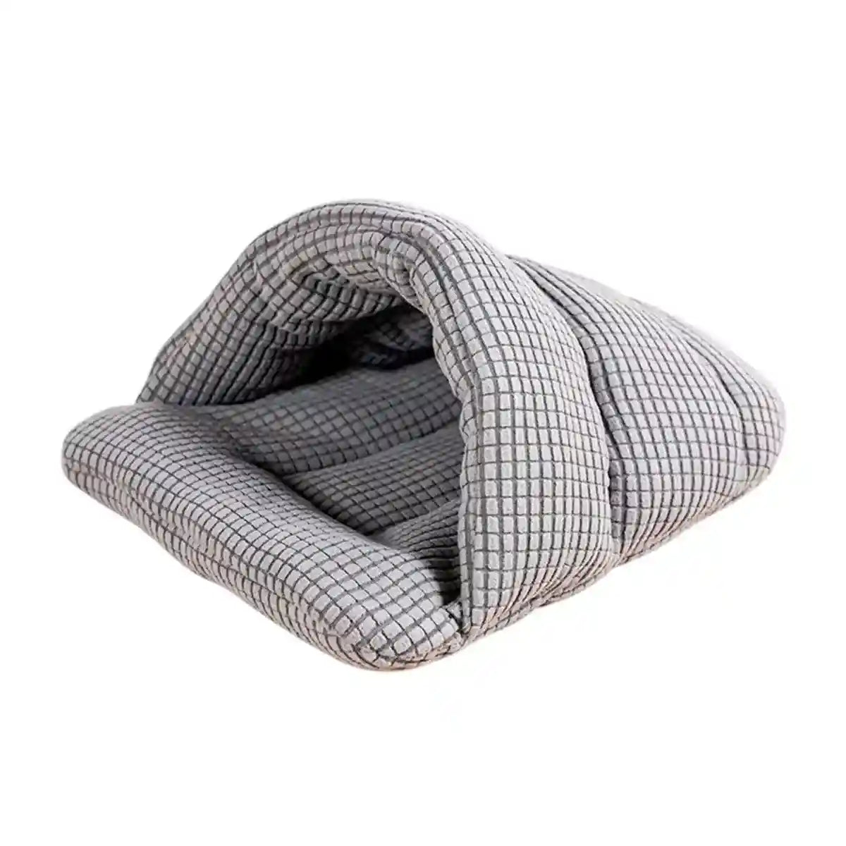 Pet Kennel Sleeping Bag Semi Enclosed Bed for Small Animals Cats and Puppies