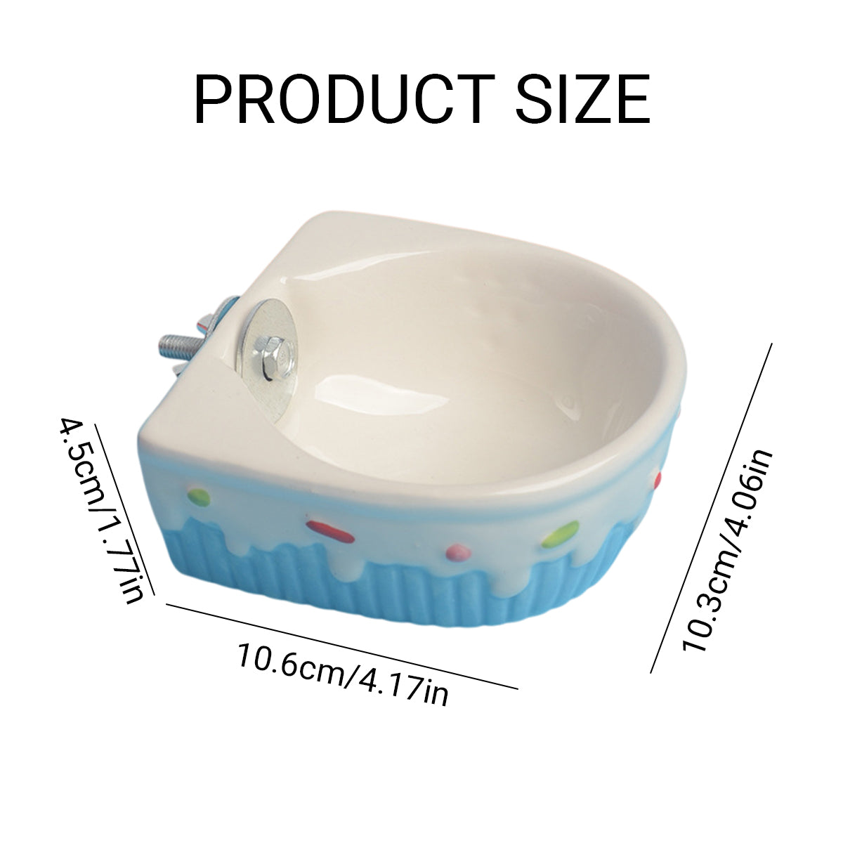 Hanging Pet Ceramic Bowl