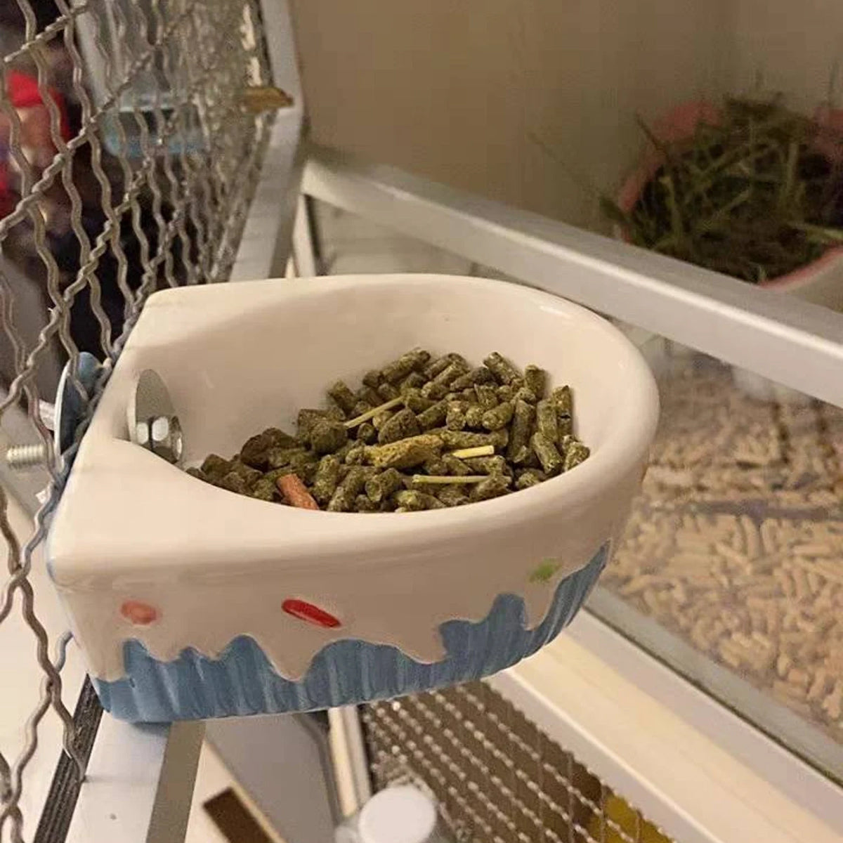 Hanging Pet Ceramic Bowl