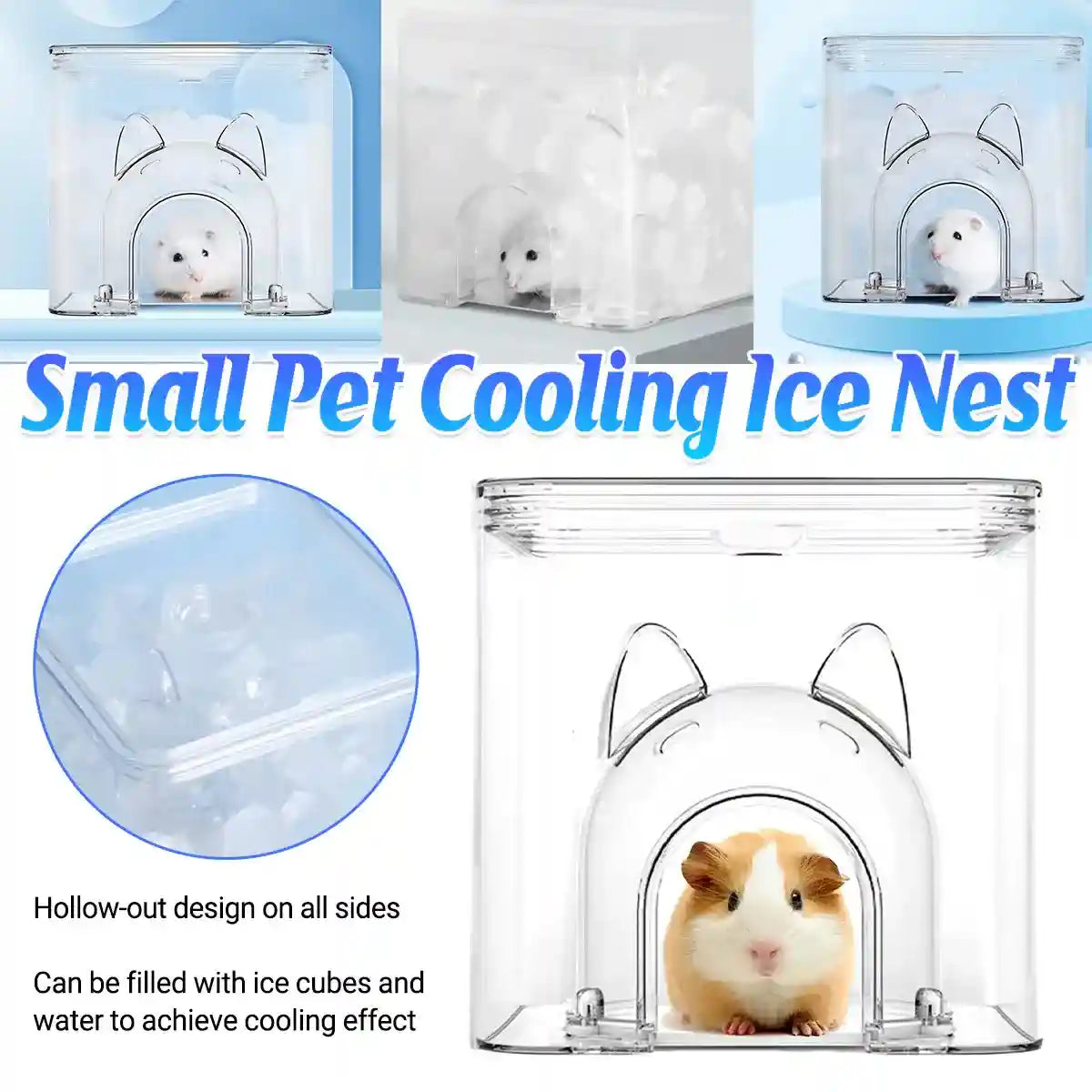 summer small pet house for hamsters and guinea pigs