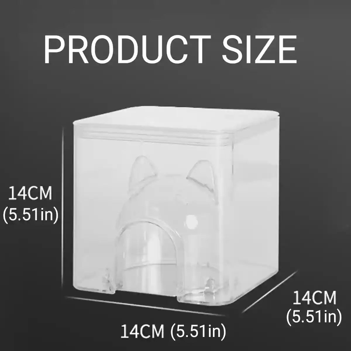 Cooling Small Pet House for Summer Transparent Ice Nest for Hamsters