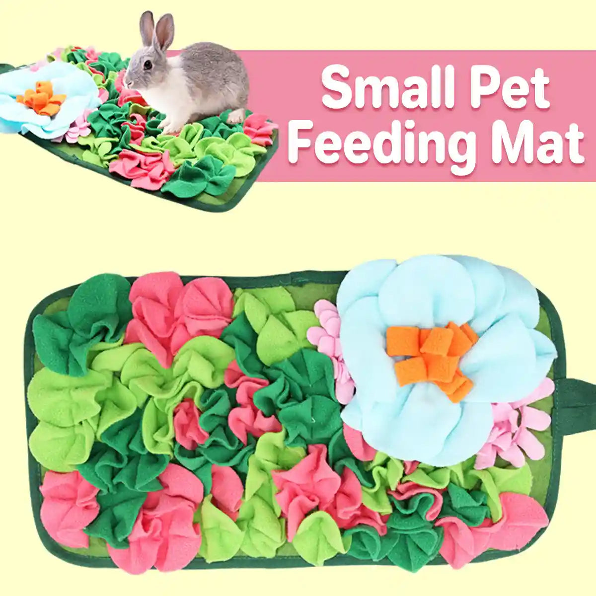 Small Pet Snuffle Feeding Mat Enrichment Pad