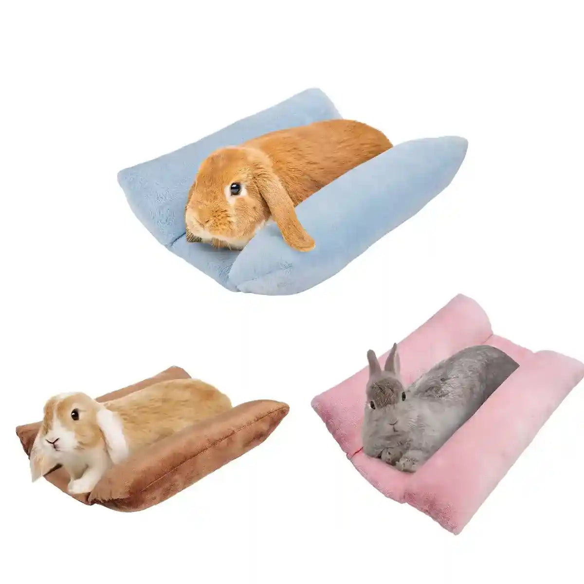 Soft Plush Sleeping Mat for Small Animals – Washable Flannel Bed