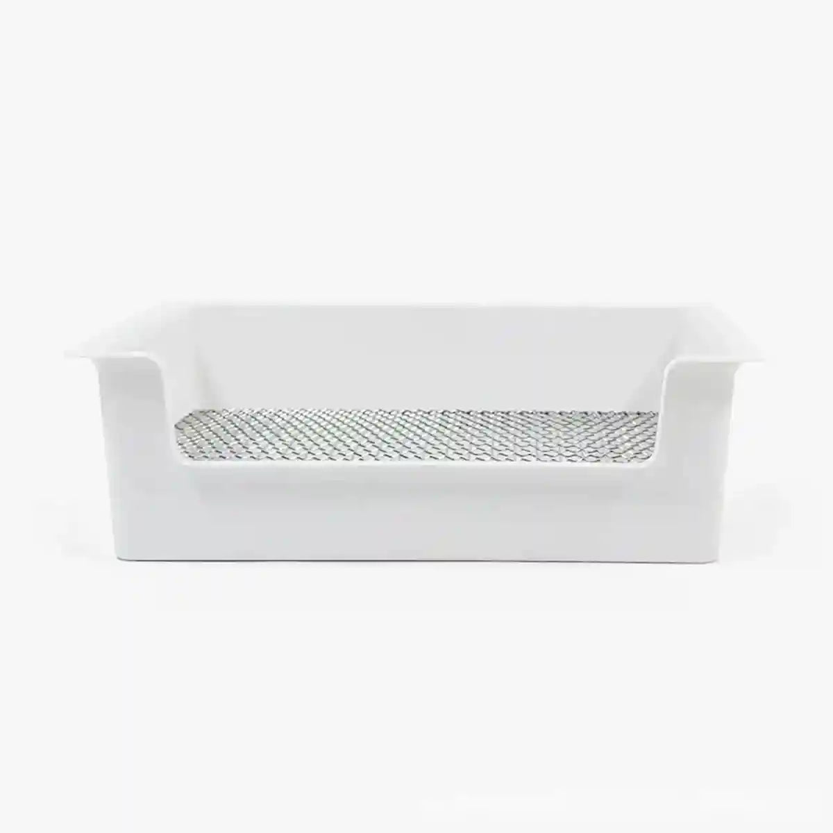 Hygienic Cage Setup with Stainless Grid Rabbit Litter Box