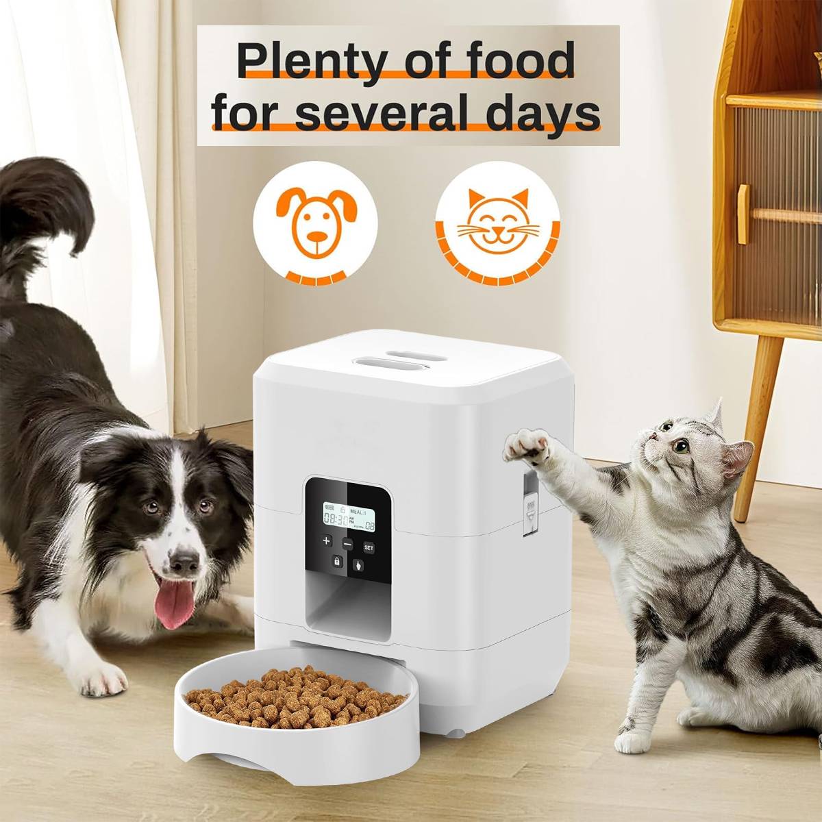 Smart Pet Feeder 2L Automatic Cat And Dog Food Dispenser