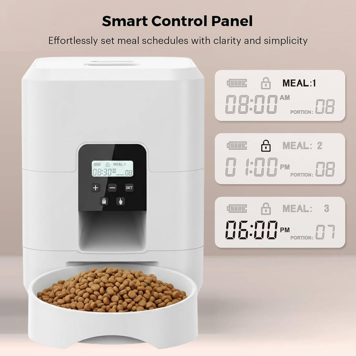 Smart Pet Feeder 2L Automatic Cat And Dog Food Dispenser