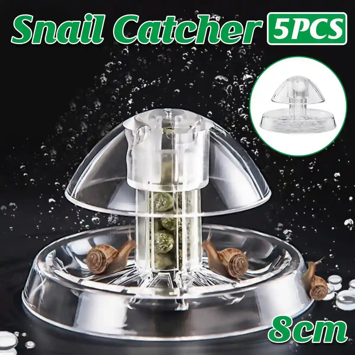 5-Pack Snail Traps for Aquarium – Effective pest control for fish tanks.