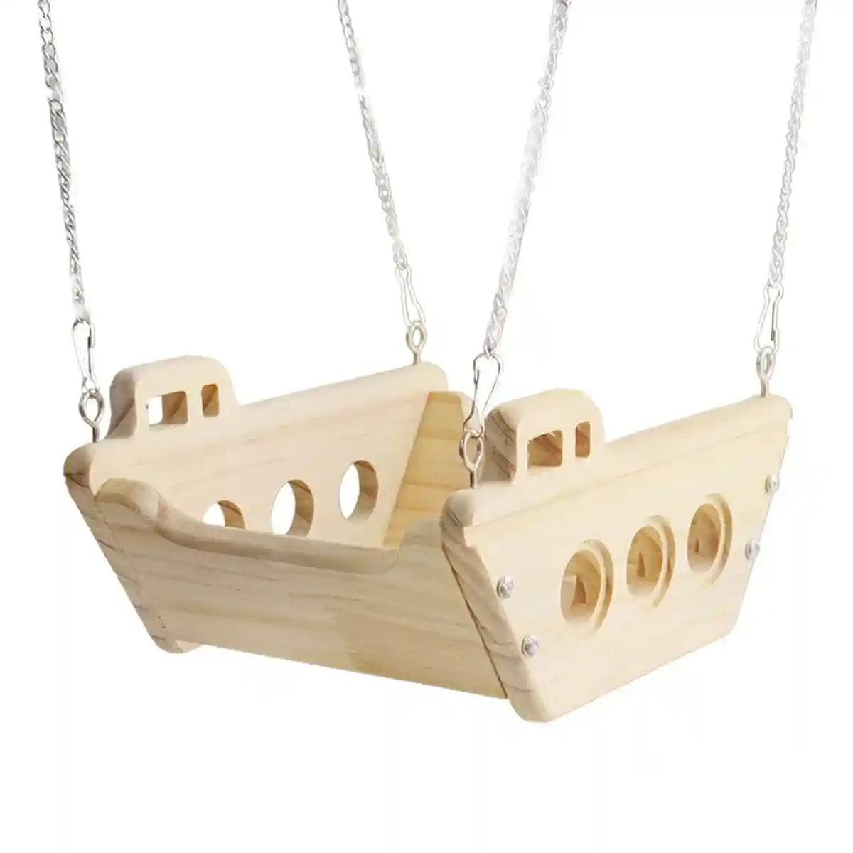 Wooden Hanging Small Animal Hammock Cage Swing Bed for Hamsters & Chinchillas