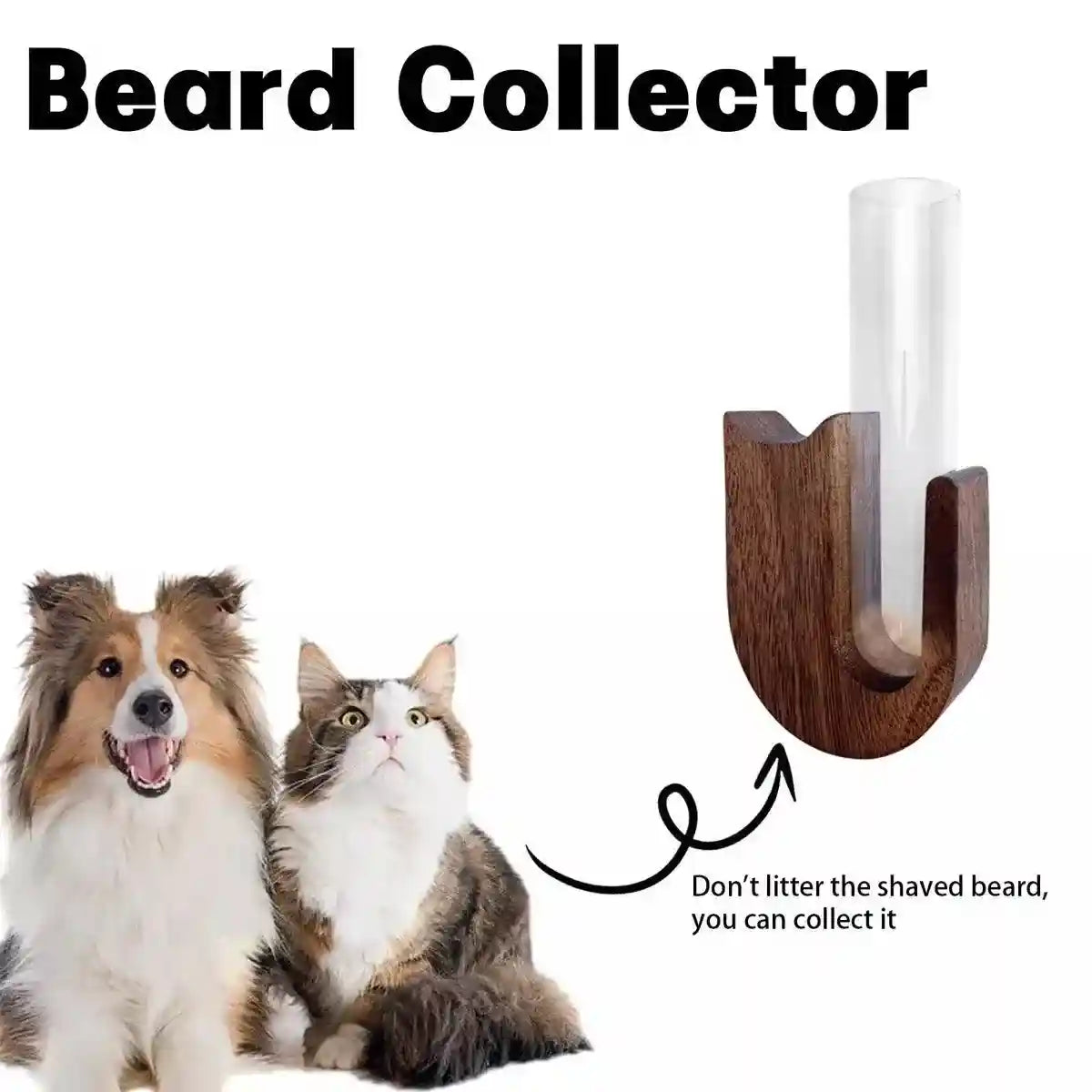 Pet Hair Memorial Box Fridge Magnet Keepsake Whisker Collector Storage Case