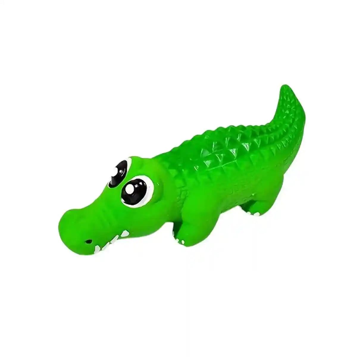 Latex Crocodile Dog Toy Interactive Squeaky Chew Toy for Dogs