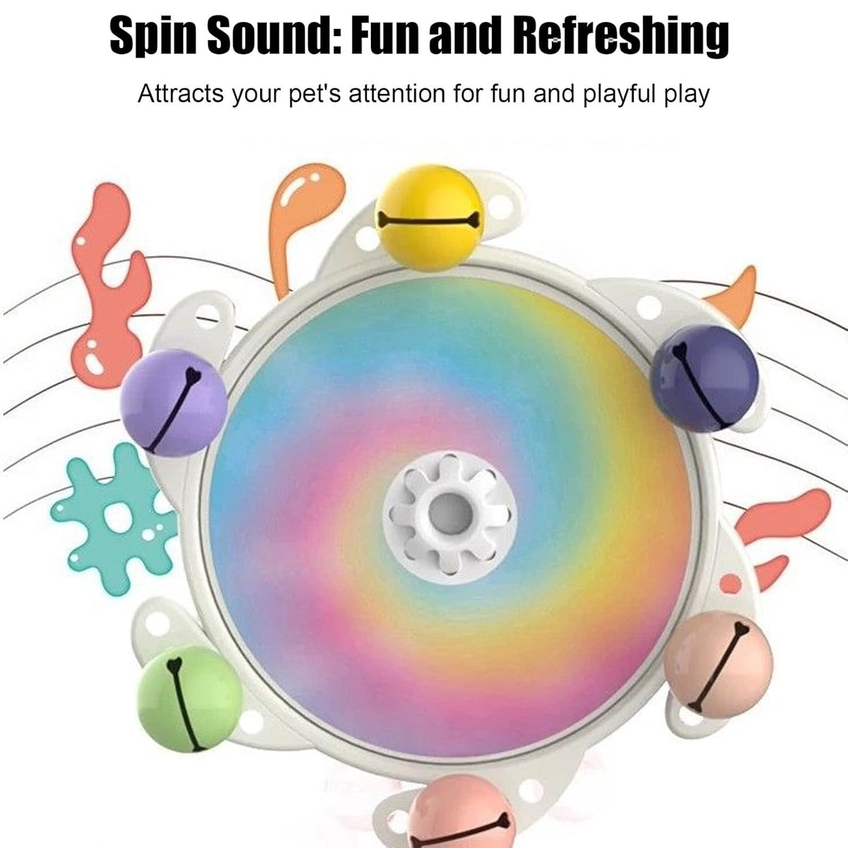 UFO Bird Cage Spinner Wheel Toy Interactive Bird Cage Accessory