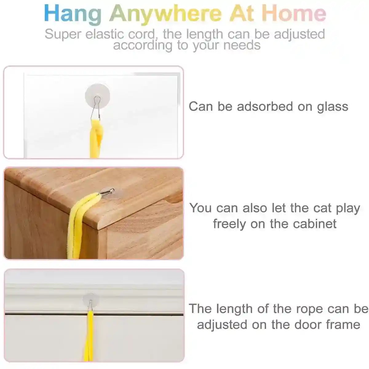 3pcs Interactive Spring Cat Toy Set