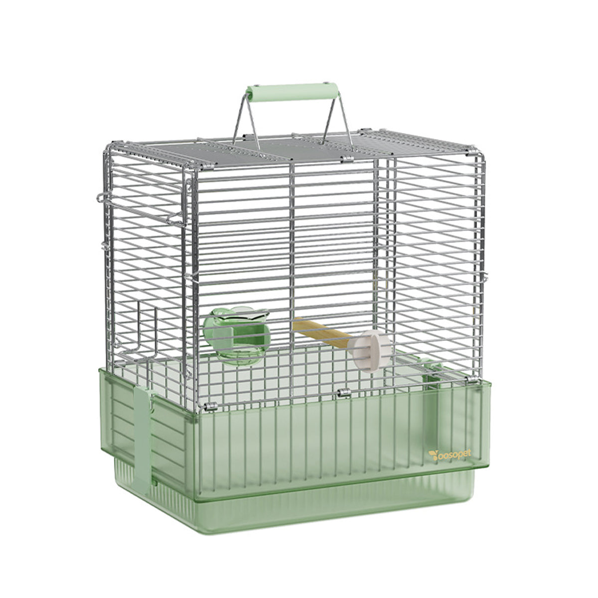 Stainless Steel Foldable Bird Cage With Handle