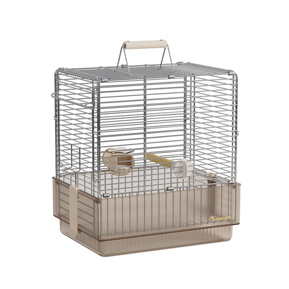 Stainless Steel Foldable Bird Cage With Handle
