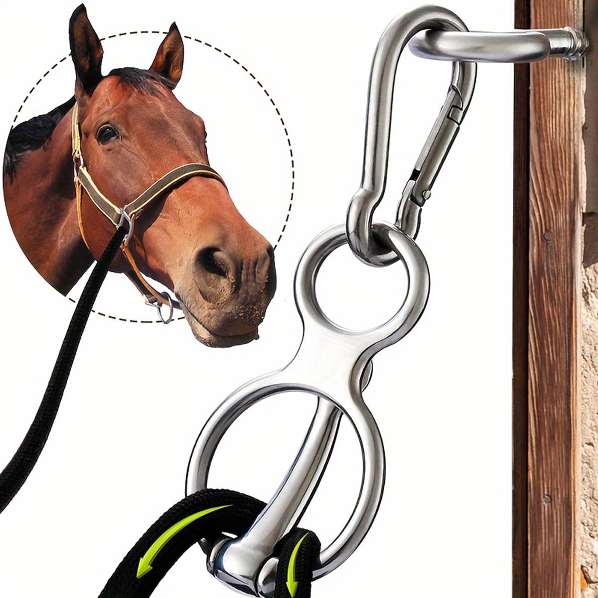 Stainless Steel Horse Tie Ring