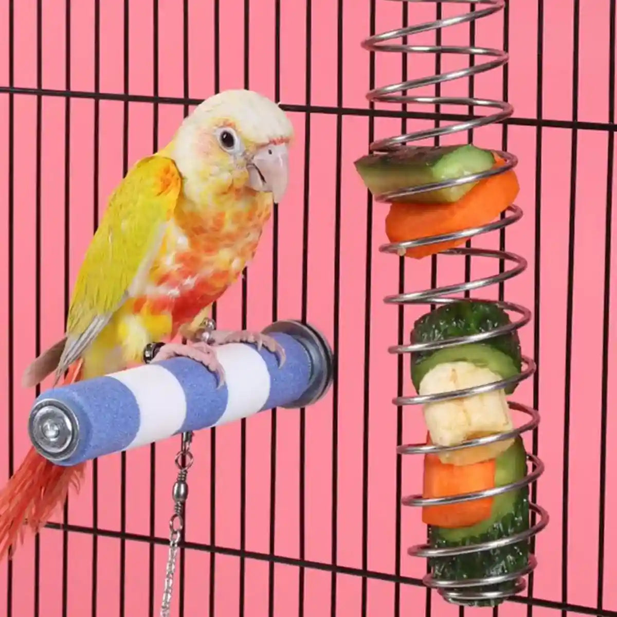 Stainless Steel Spiral Bird Feeder