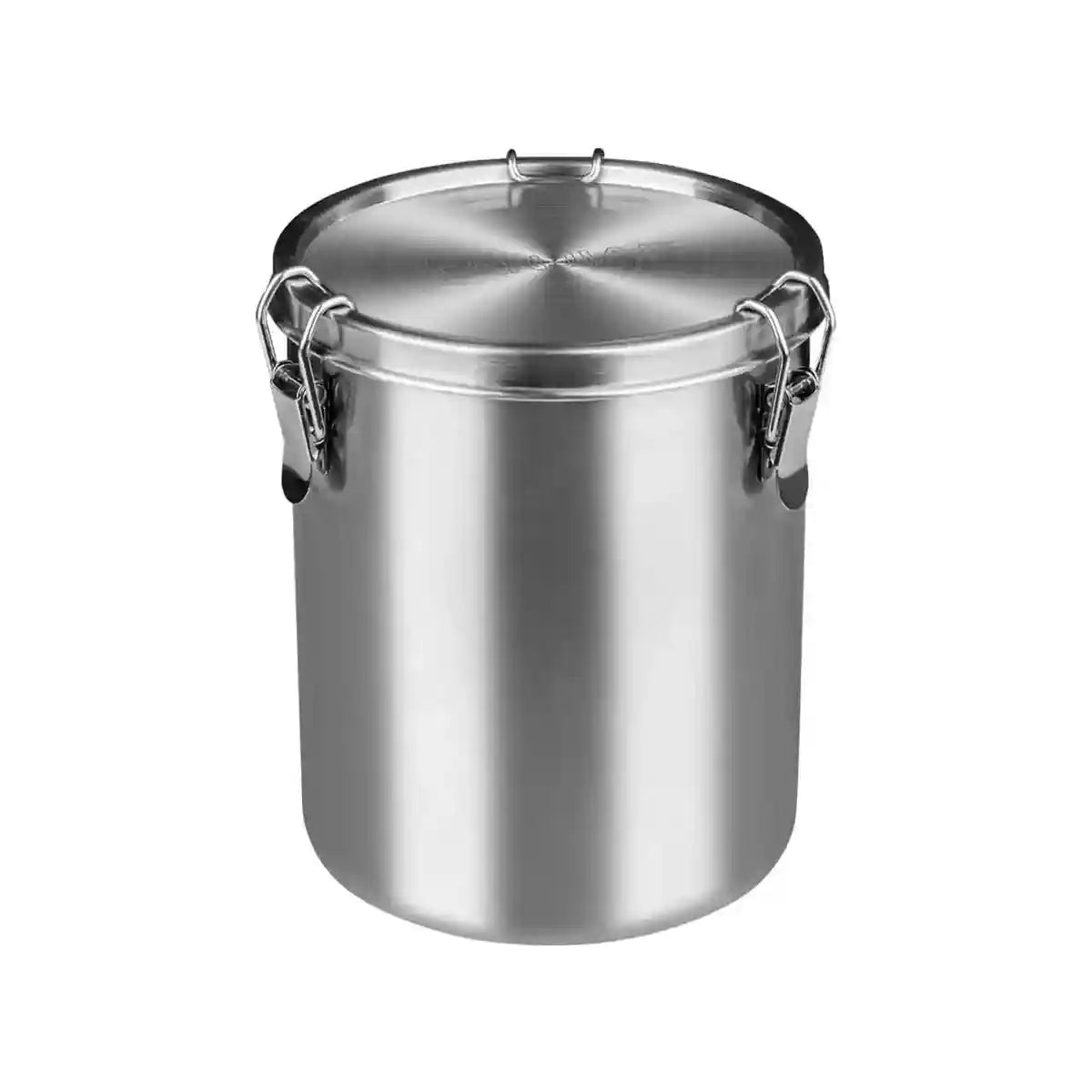 Stainless Steel Pet Food Storage Container with Airtight Locking Clips