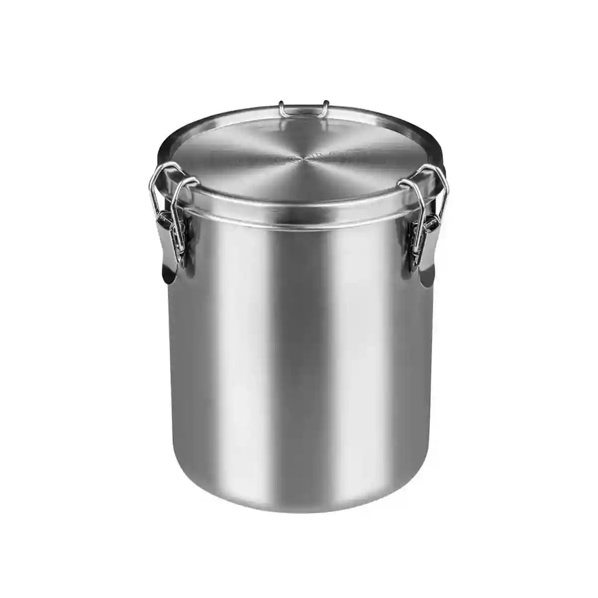 Stainless Steel Pet Food Storage Container with Airtight Locking Clips