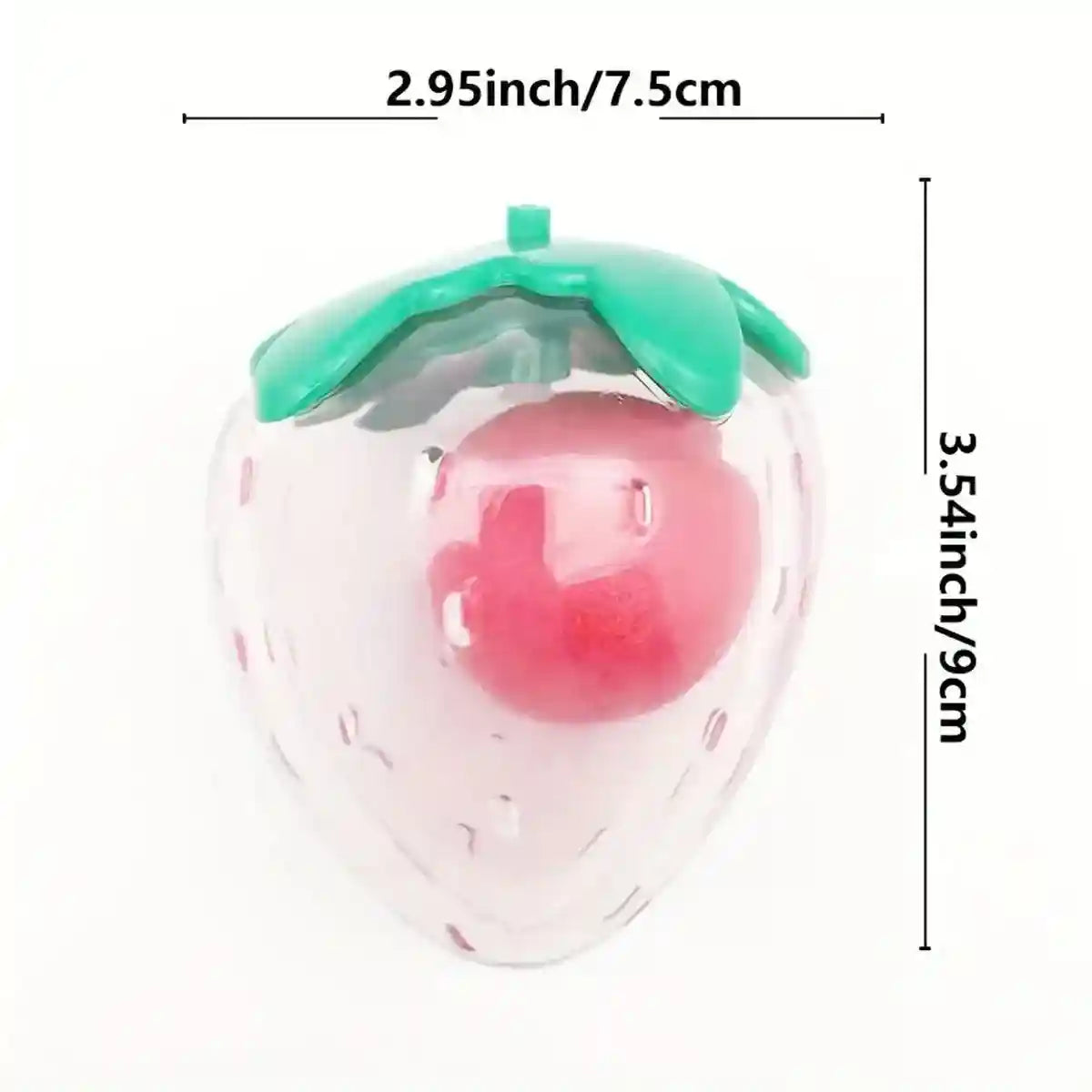 Strawberry Squeaky Dog Toy Durable Chew Toy for Interactive Play