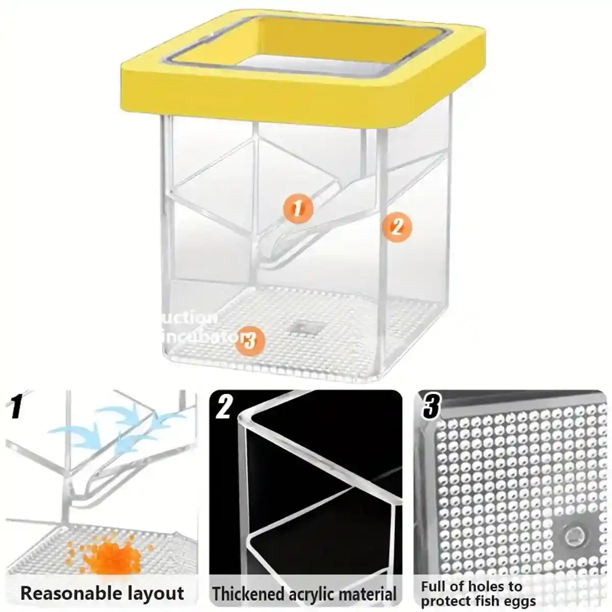Suspended Fish Breeding Box Floating Isolation Tank