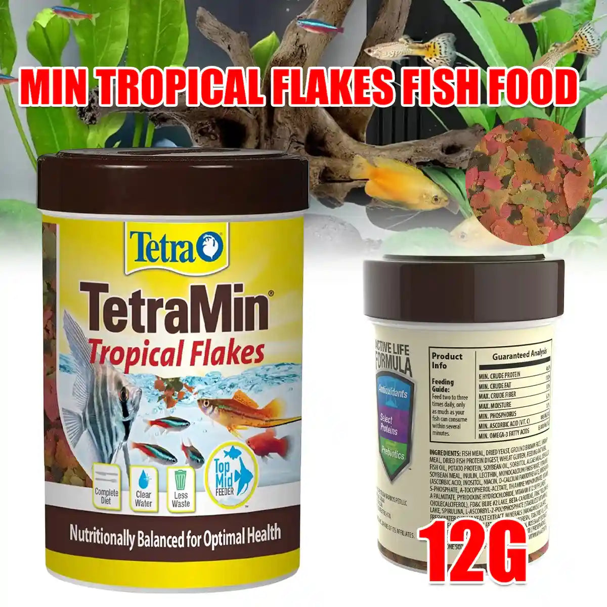 TETRAMIN TROPICAL FLAKES 12G