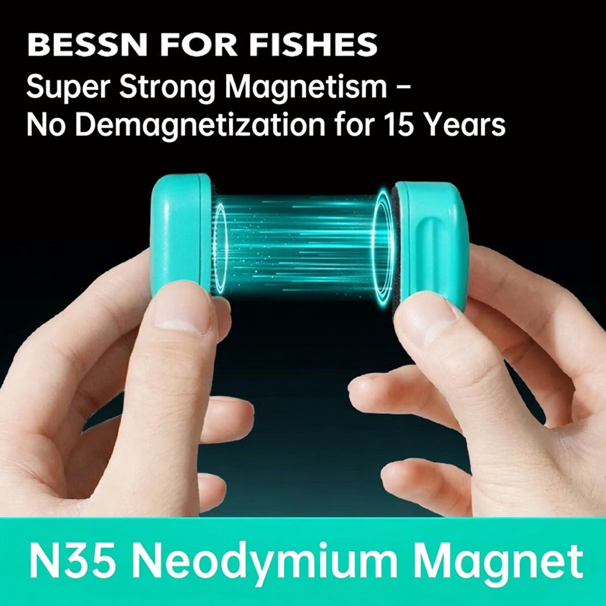 Magnetic Aquarium Cleaner - Mini Fish Tank Glass Brush