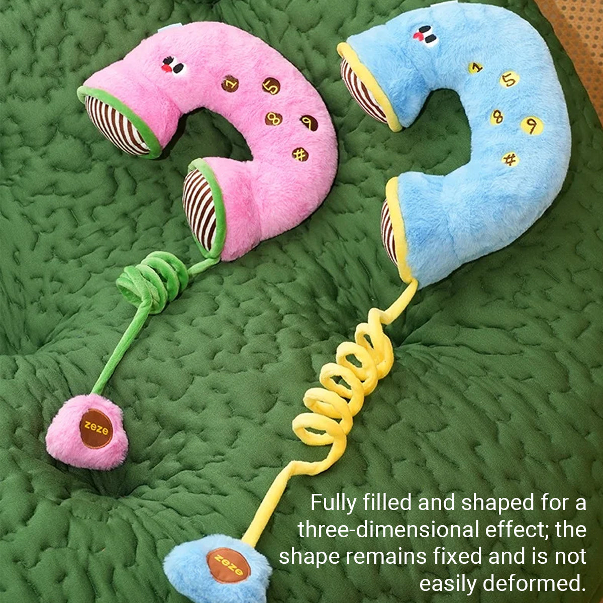 Retro Phone Dog Plush Toy