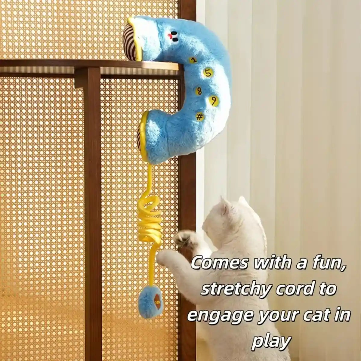 Retro Phone Dog Plush Toy