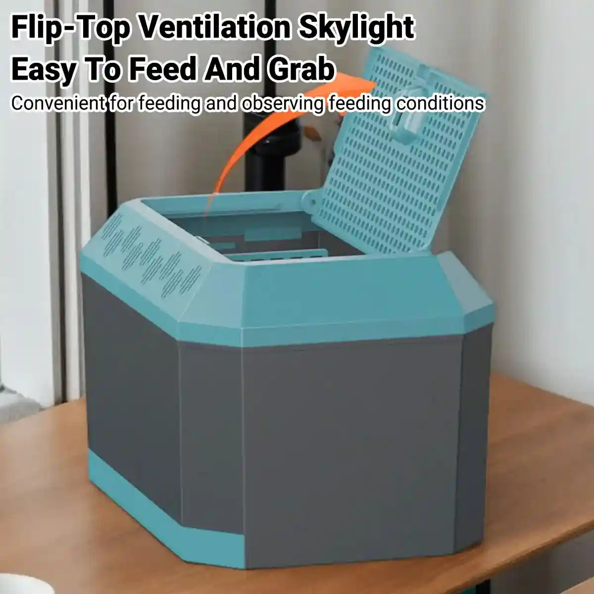 Anti-Escape Insect Breeding Box with Drawer