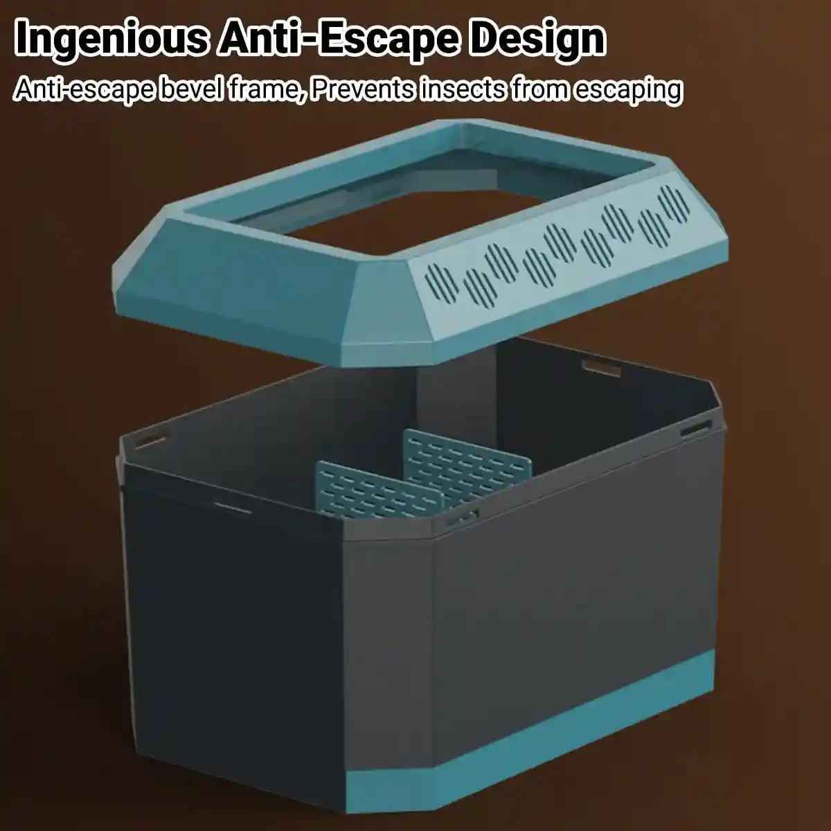 Anti-Escape Insect Breeding Box with Drawer