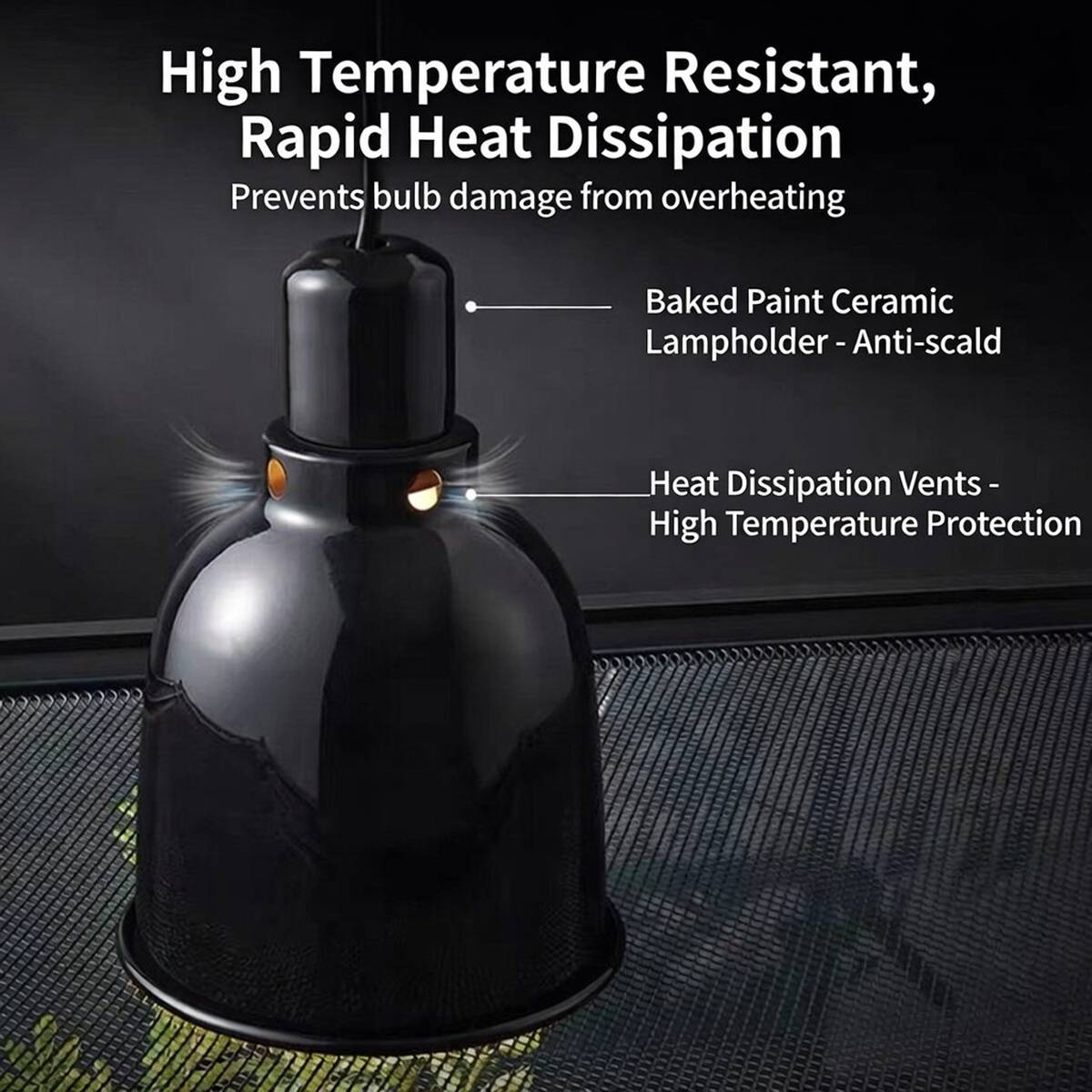 Reptile Lamp Shade Timer - Cleen Turtle Drying Backlight (A/B/C)