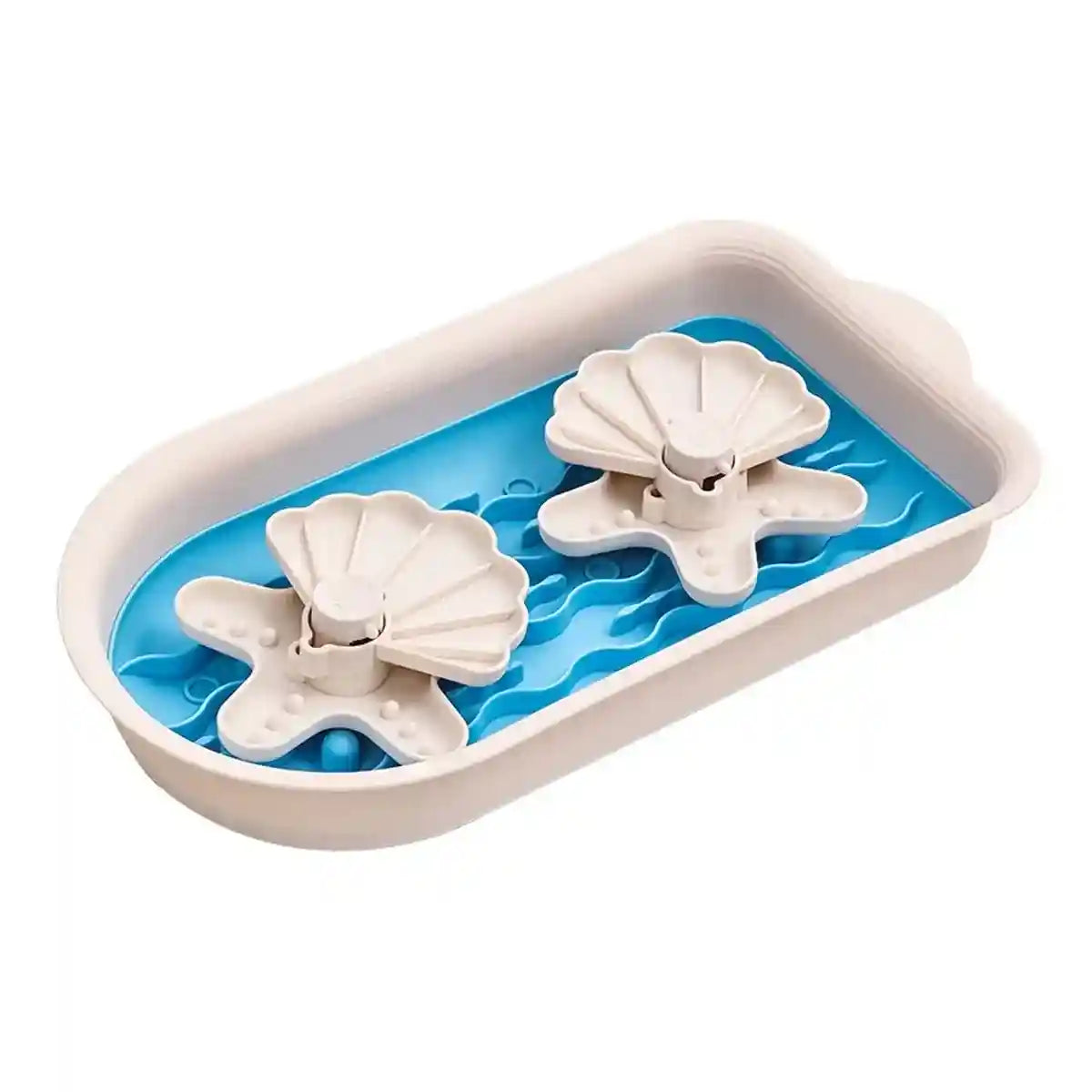 Interactive Rotating Puzzle Slow Feeder Bowl for Small & Medium Dogs