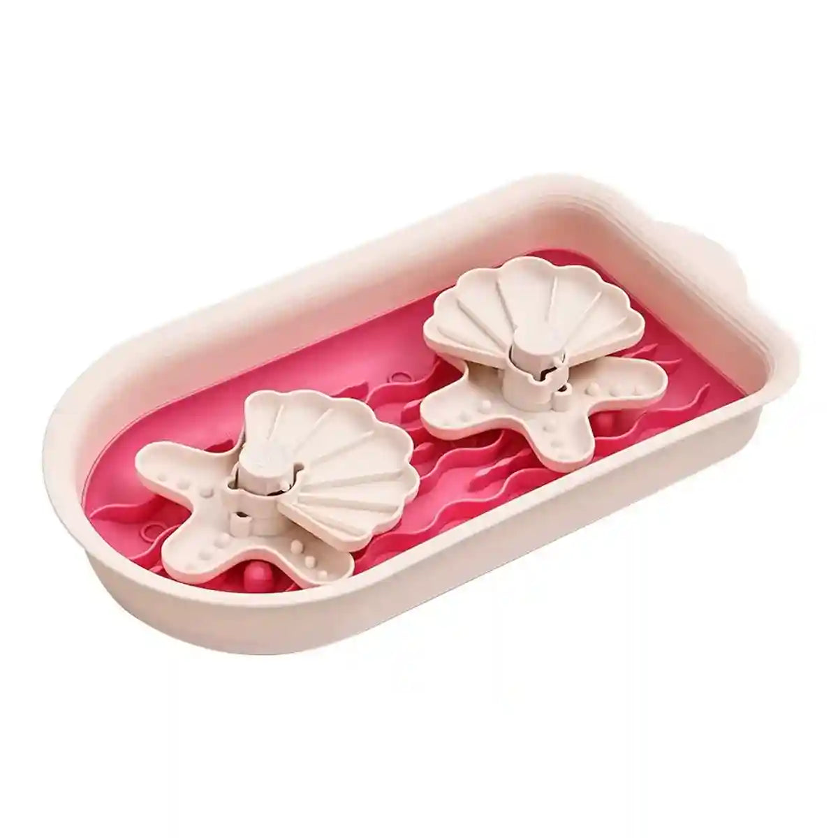 Interactive Rotating Puzzle Slow Feeder Bowl for Small & Medium Dogs