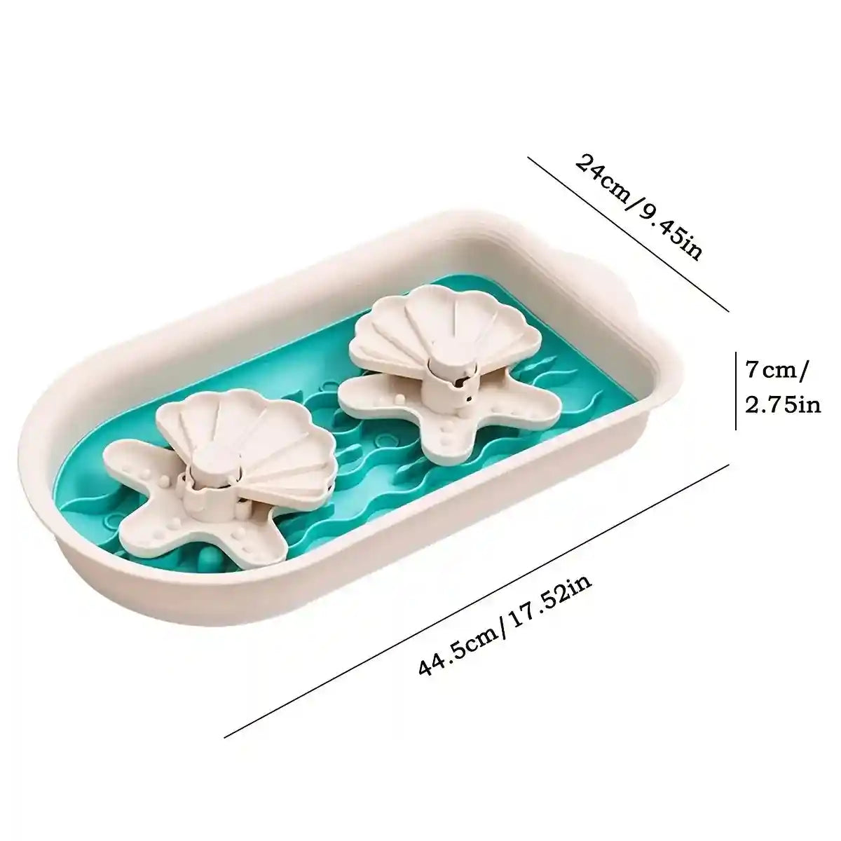 Interactive Rotating Puzzle Slow Feeder Bowl for Small & Medium Dogs