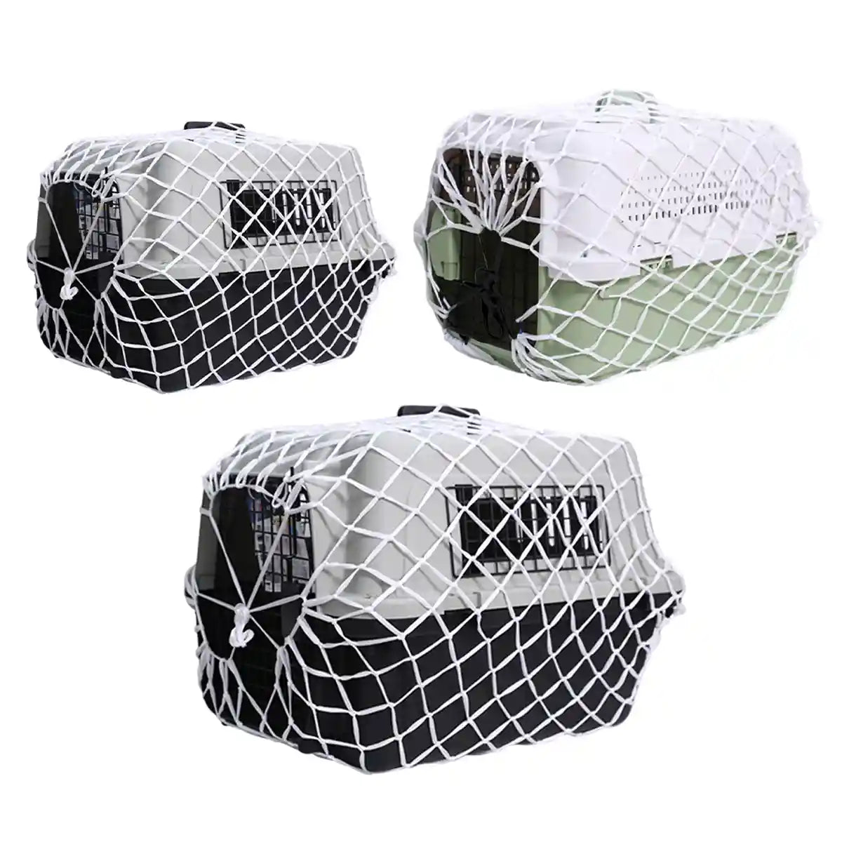 Protective Nylon Pet Carrier Net for Travel Safety and Ventilation