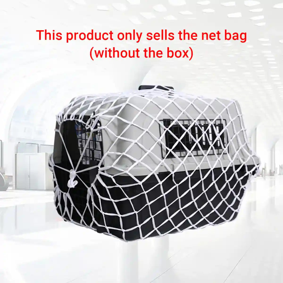 Protective Nylon Pet Carrier Net for Travel Safety and Ventilation